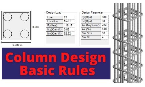 basic Column design standards