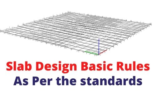 Rules in Slab design standards