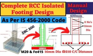 Isolated-footing-design-as-per-IS-456-2000-code | Foundation-design